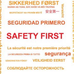 safety first in multiple languages